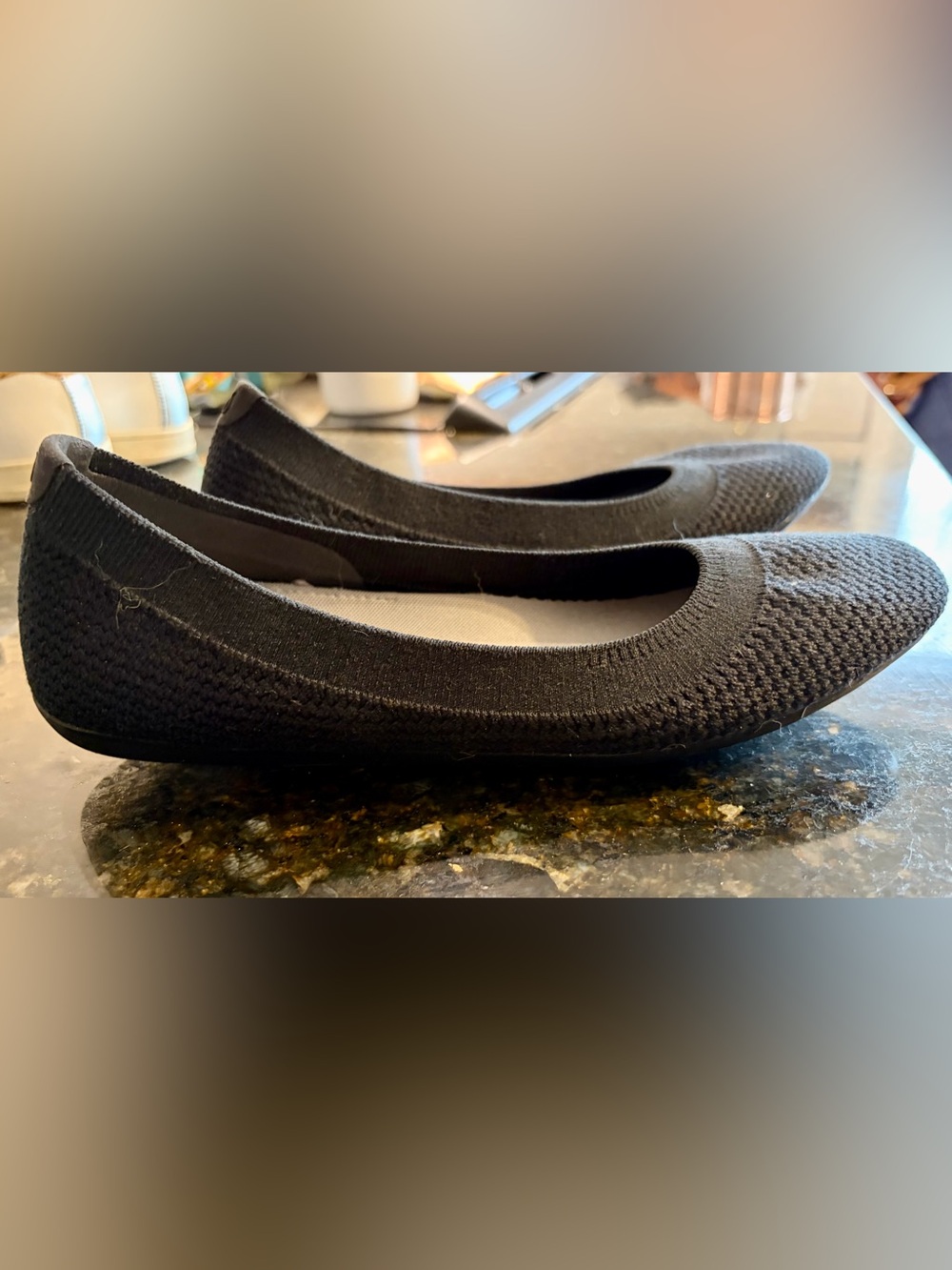 AllBirds Black Ballet Flat size 8 - Picture 2 of 5